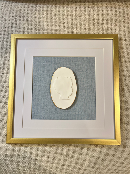 Custom Intaglio Brushed Wall Frame