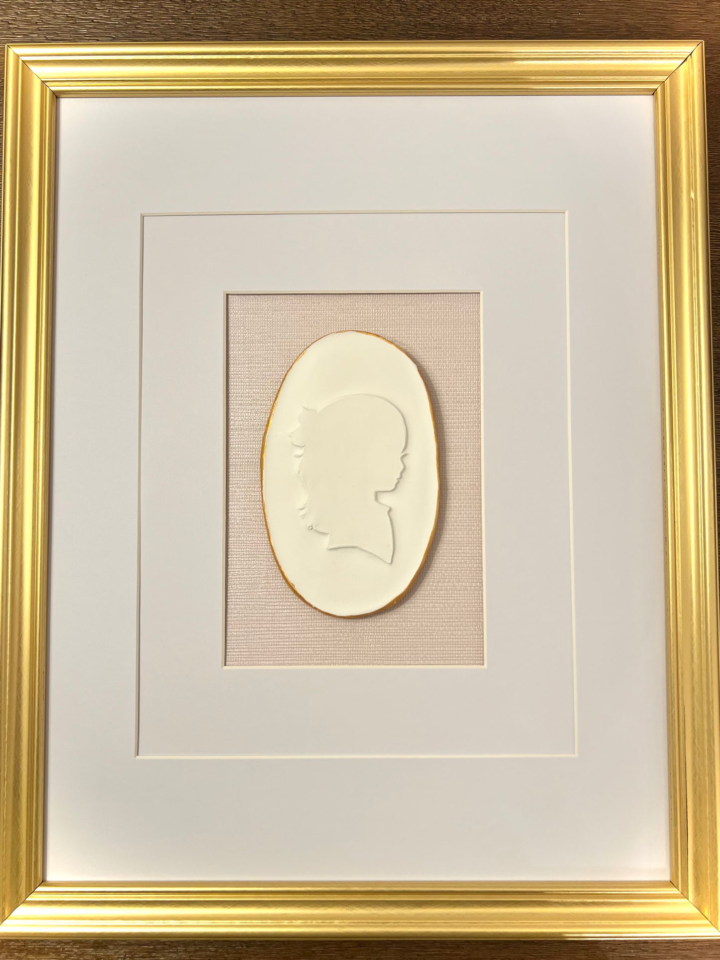 Custom Intaglio Edged Wall Frame
