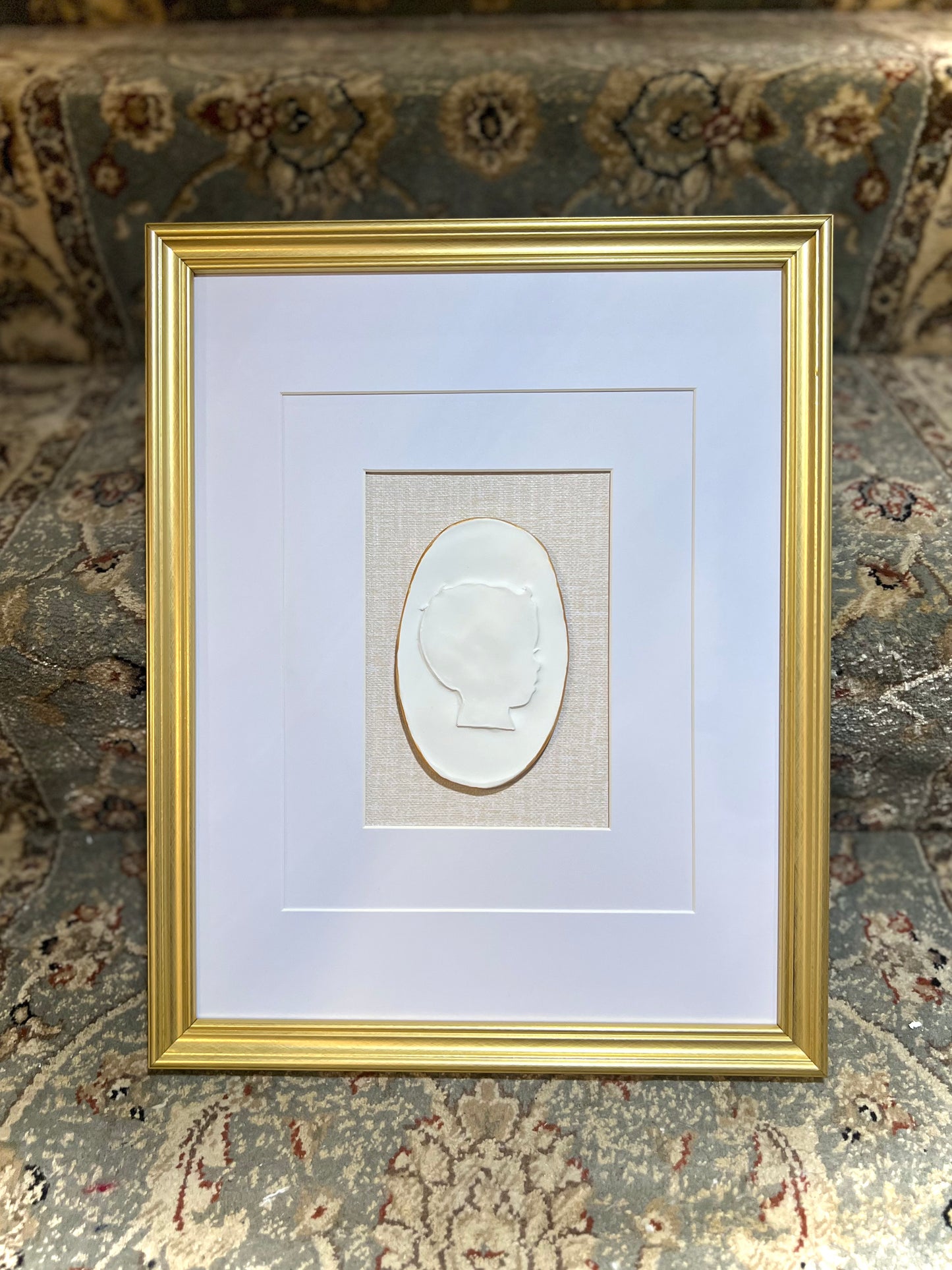 Custom Intaglio Edged Wall Frame