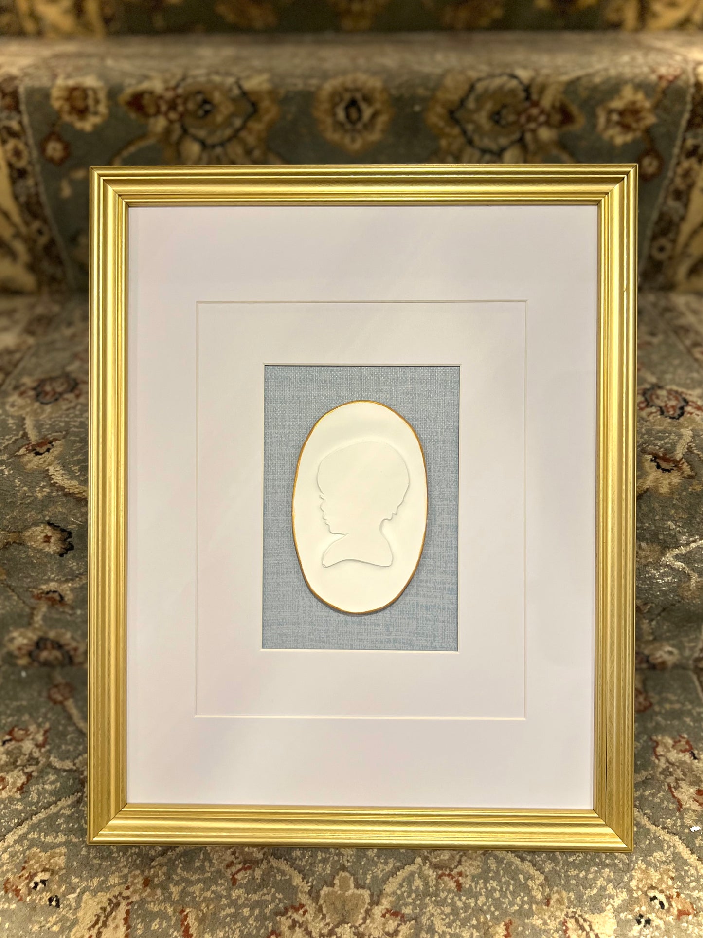 Custom Intaglio Edged Wall Frame
