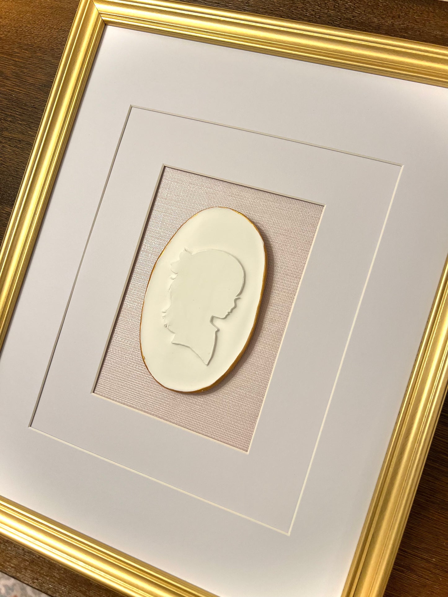 Custom Intaglio Edged Wall Frame