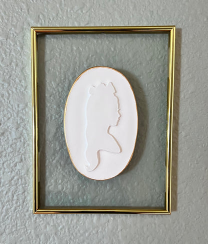 Custom Wall Silhouette Intaglio